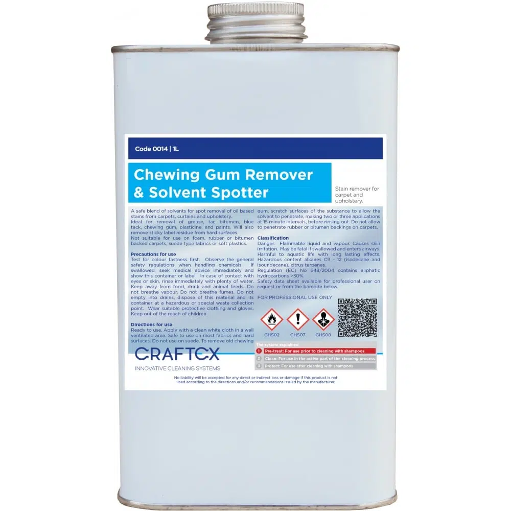 Craftex Chewing Gum Remover and Solvent Spotter 1L