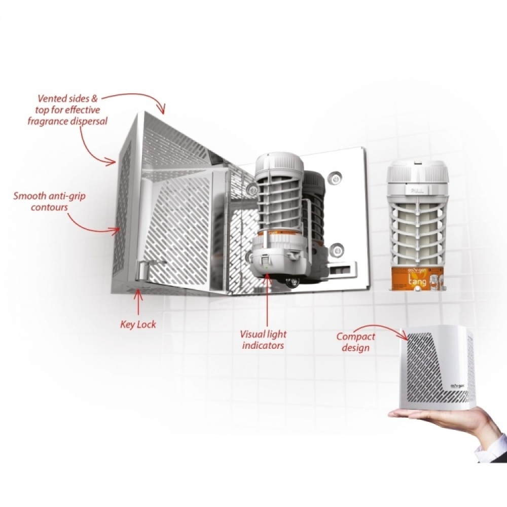 Oxy-gen Shield anti-vandlaism durable air freshener dispenser