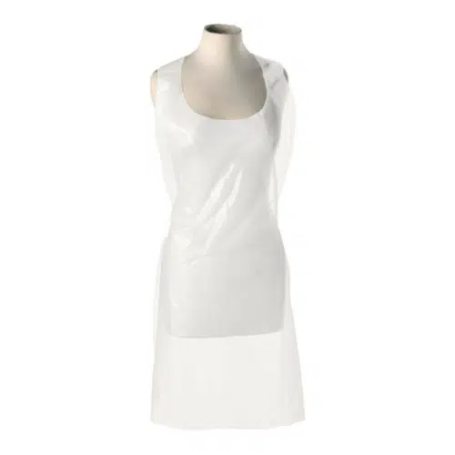 White Disposable Aprons