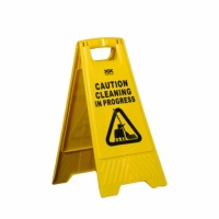 MPFLS Caution Sign Cleaning in Progress