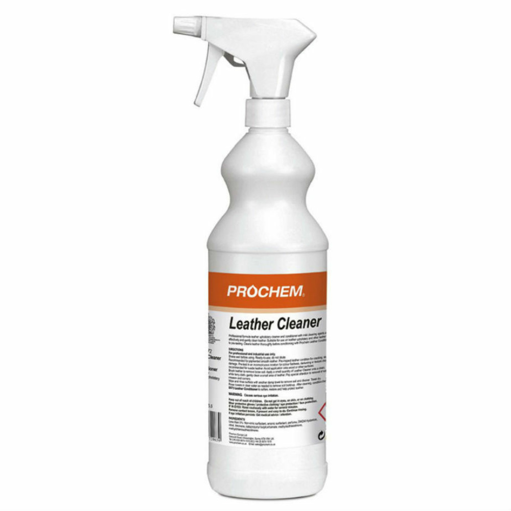 PRLEA1 prochem leather cleaner with spray 1l 1