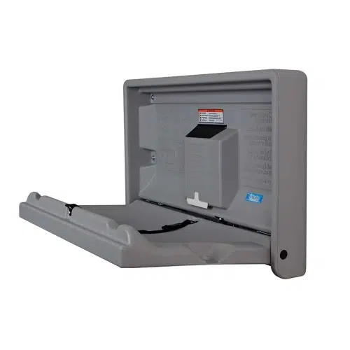 horizontal baby changing unit