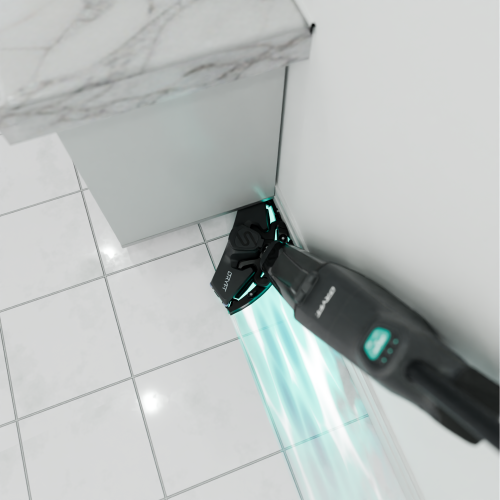 DRYFT scrubber dryer corner cleaning