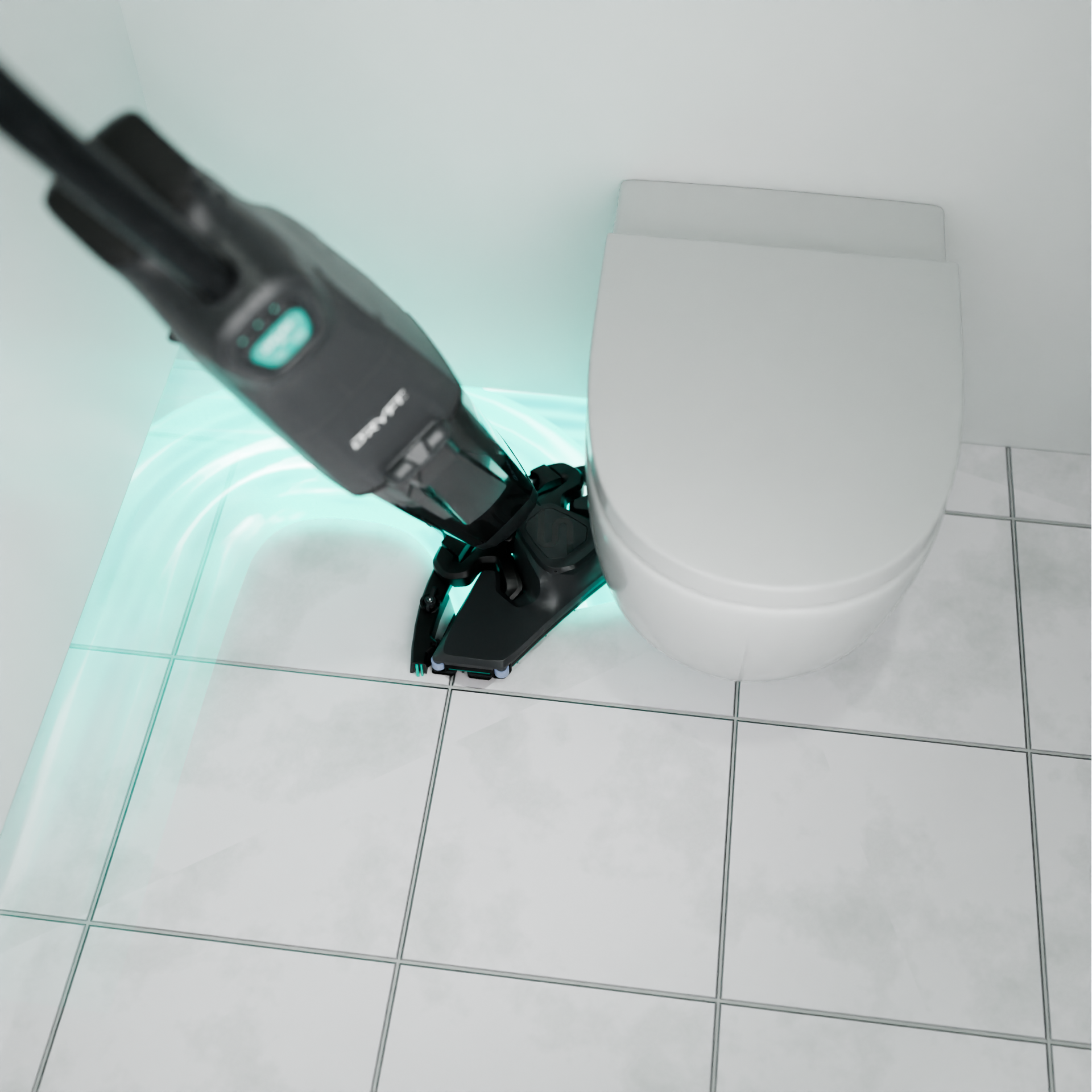 DRYFT scrubber dryer toilet cleaning